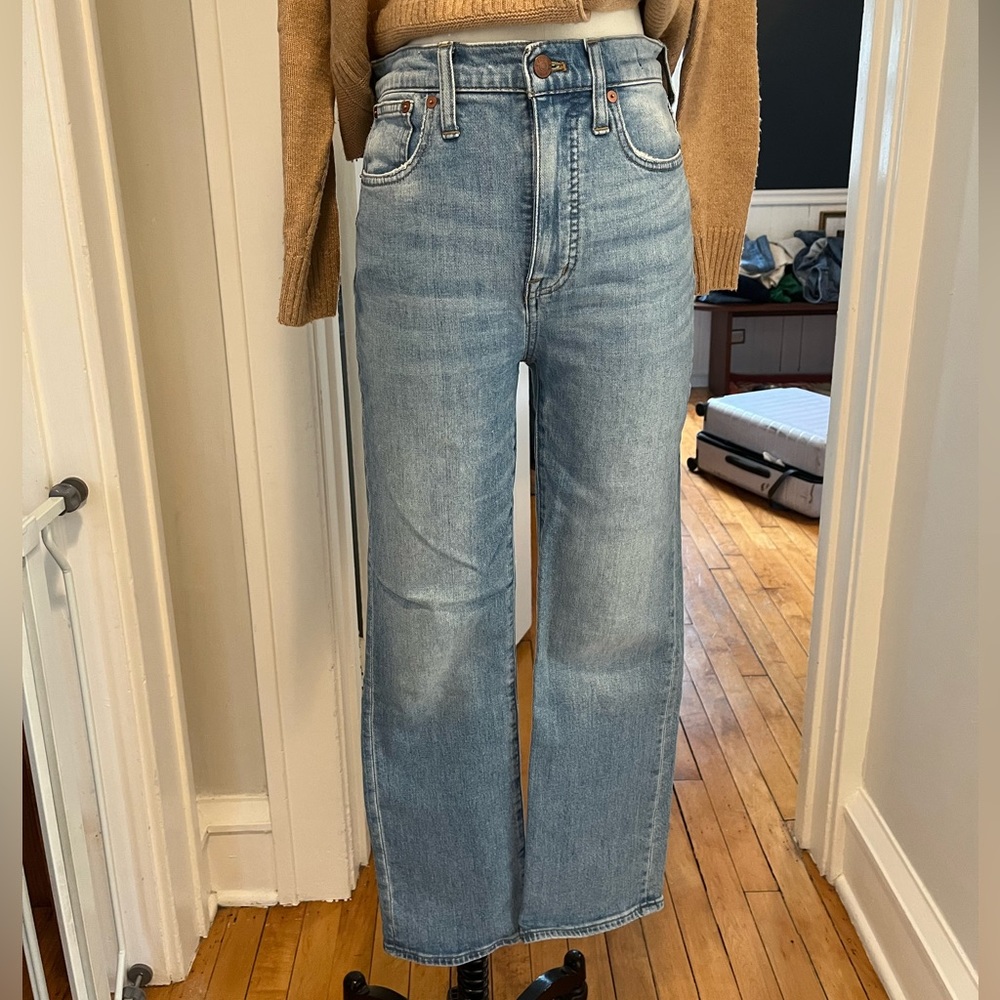 Madewell Slim Demi Boot in Denis Wash
